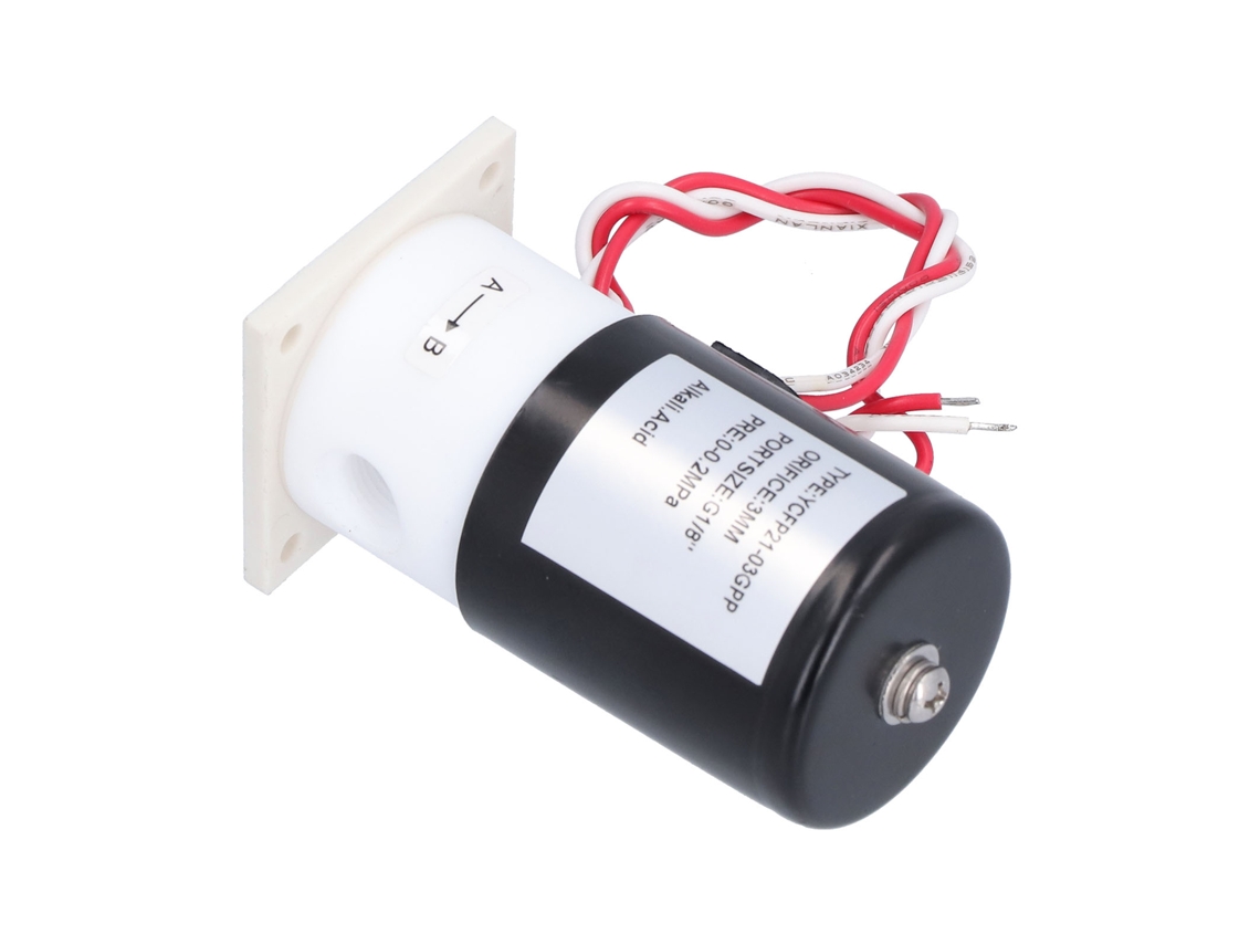 Válvula Solenoide Resistente Às Bases Fortes