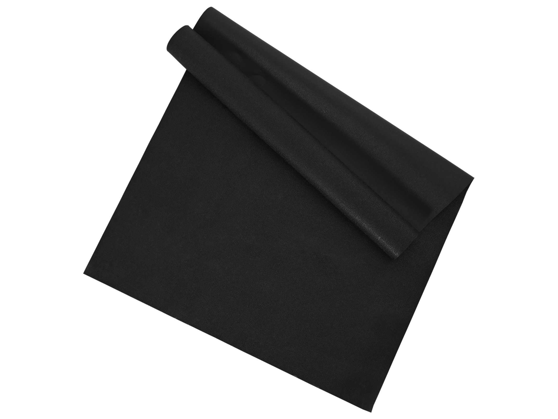 Conjunto 1 Tapete De Proteção De Piso Vidaxl Preto Pvc (183 X 122 X 0,6 Cm)