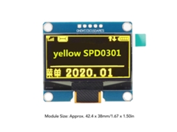 Módulo Display Oled 1.54 Polegadas 128x64 Spi Iic Ips