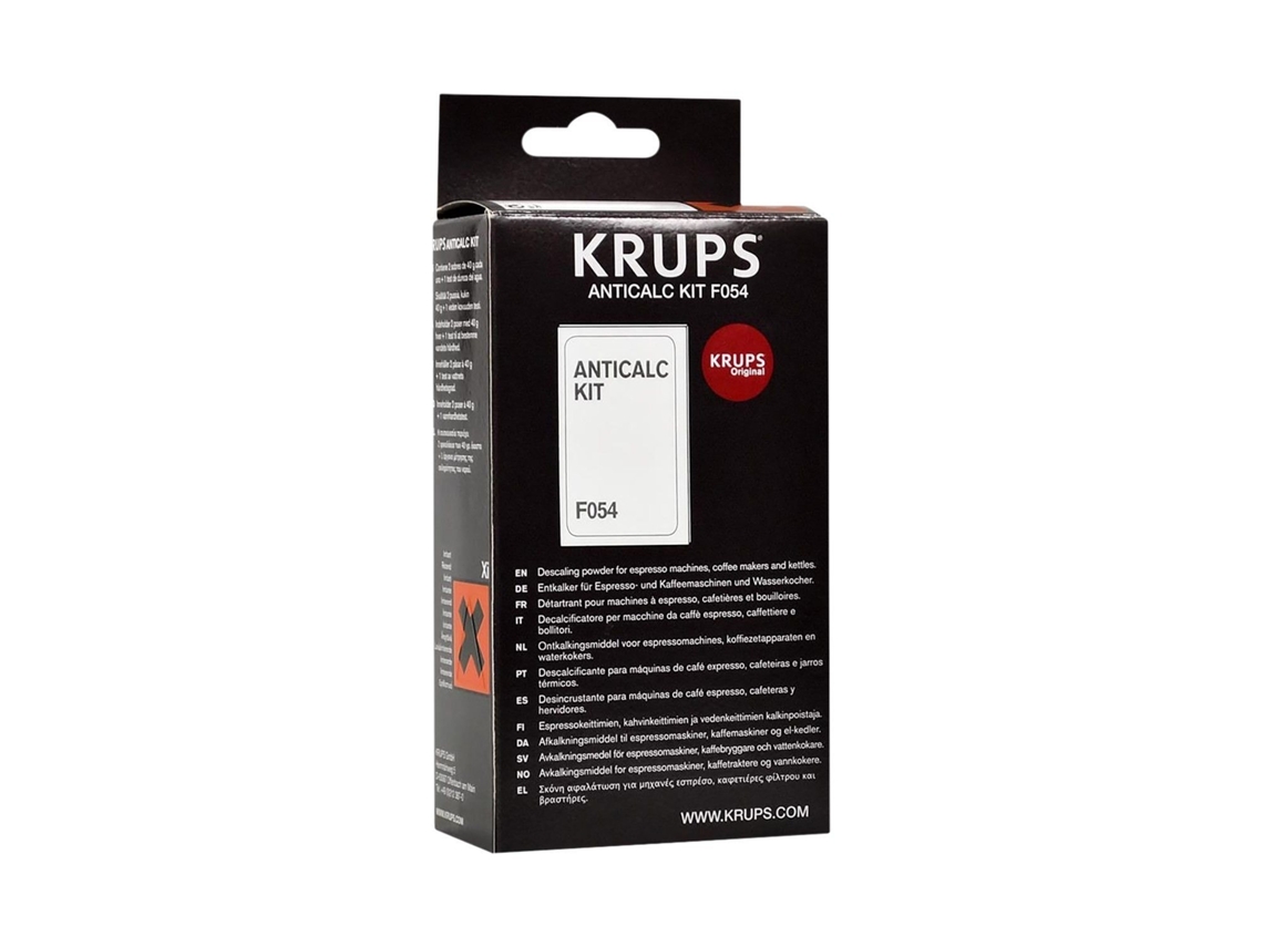 Conjunto de 2 envelopes anti-calcário de 40 gF054001B F054001A KRUPS