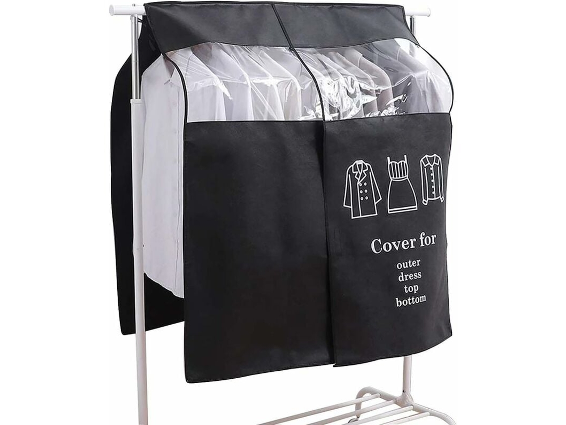 Lurelia Capa Para Roupa, Antipoeira, Com Fecho, Transparente, Para Vestidos E Casacos, 90 X 110 Cm, Transporte Prático