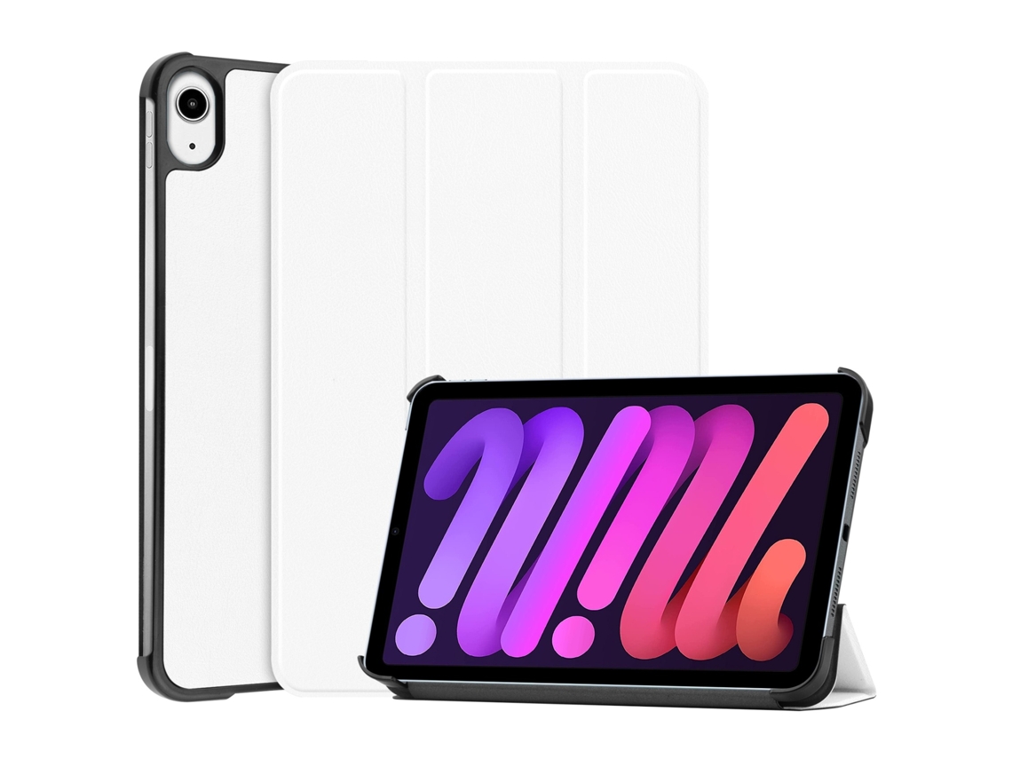 Elysve Capa Para Tablet Em Couro Flip Horizontal Texture Para Ipad Mini 6 (branco)