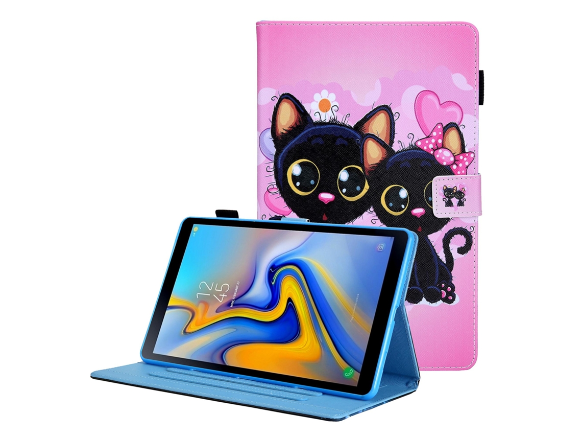 Capa Protetora De Couro Com Estampa, Suporte, Compartimentos Para Cartões E Proteção Total Tablet Samsung Galaxy Tab A8 10.5 2021 Tuotuo
