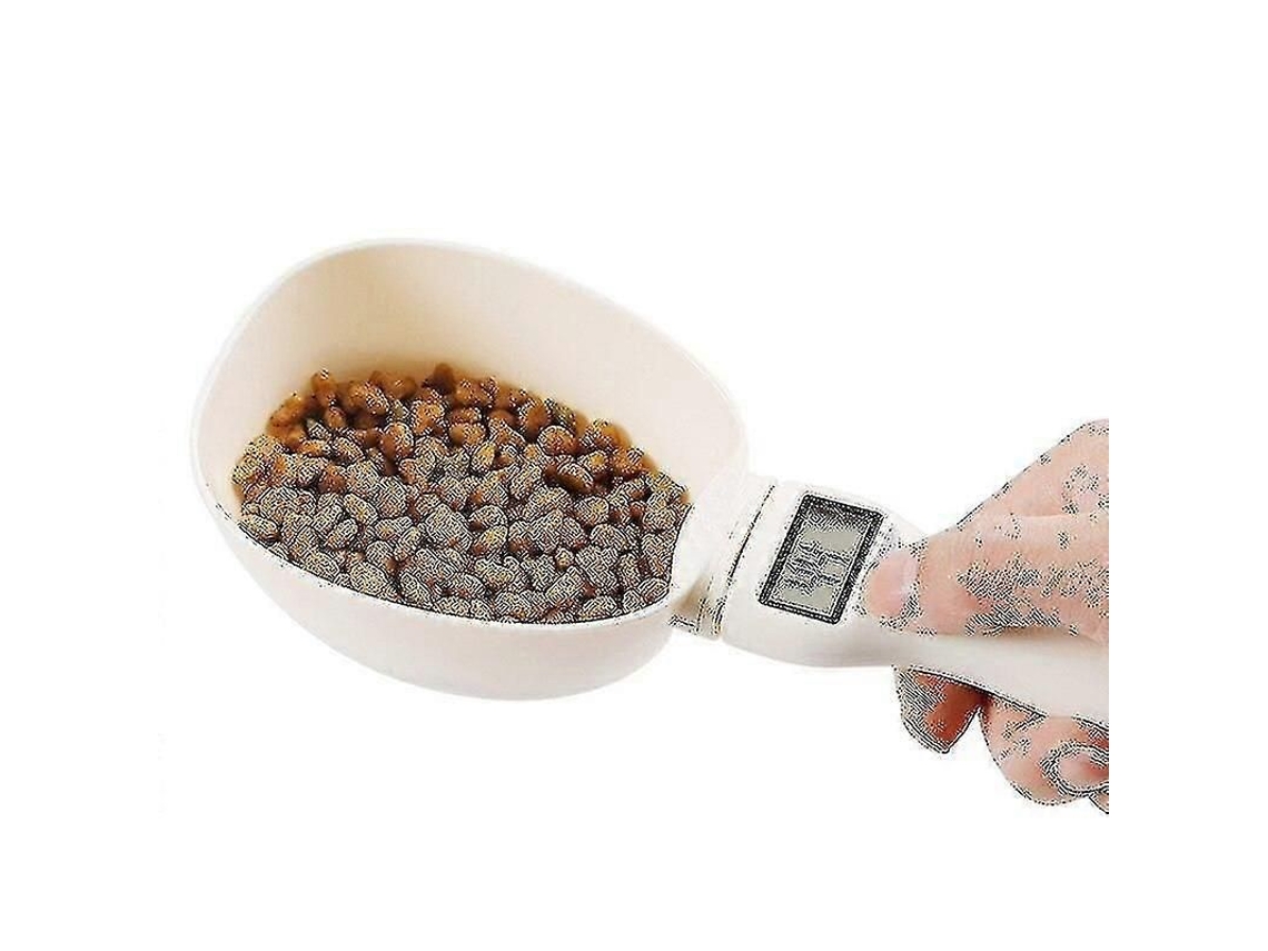 800g/1g Copo de Escala Alimentos para Gato Cachorro Alimentando Tigela Cozinha Colher Sopa GOKOCO