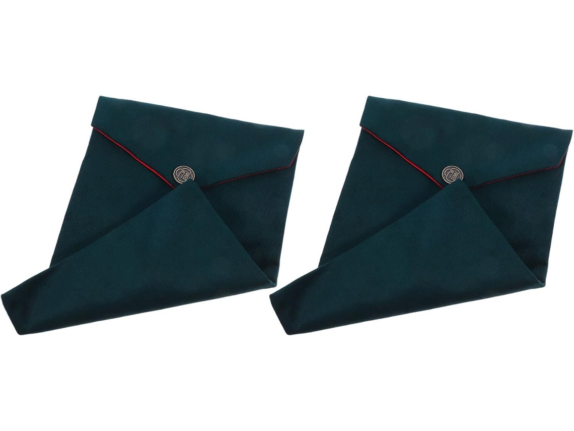 Capa De Veludo Ciieeo Para Livros Escrituras Budistas E Bíblicas, Bolsa Organizadora De Textos Sagrados, Verde Escuro, 2 Peças