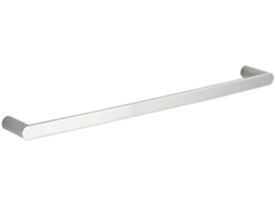 Toalheiro Individual Para Banheiro Cromado Polido, Aço Inoxidável Sus, Oval, 60 Cm Zeuxo
