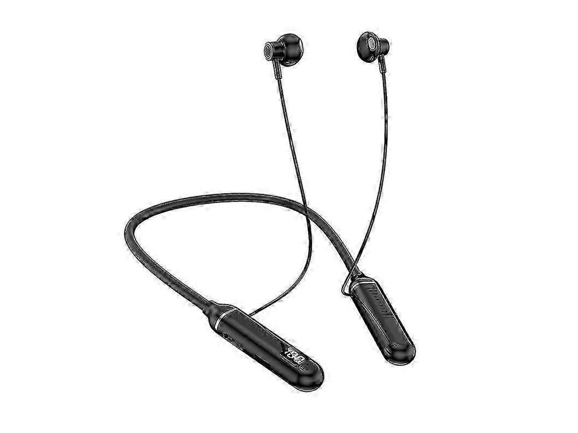 Fones de Ouvido Bluetooth 5.3 com Faixa para Pescoço, Visor Led e Entrada para Cartão Tf Som Hi fi TAISHENGDA