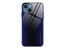 Capa De Celular Tpu Com Textura Degradê De Vidro Para Iphone 14 Plus