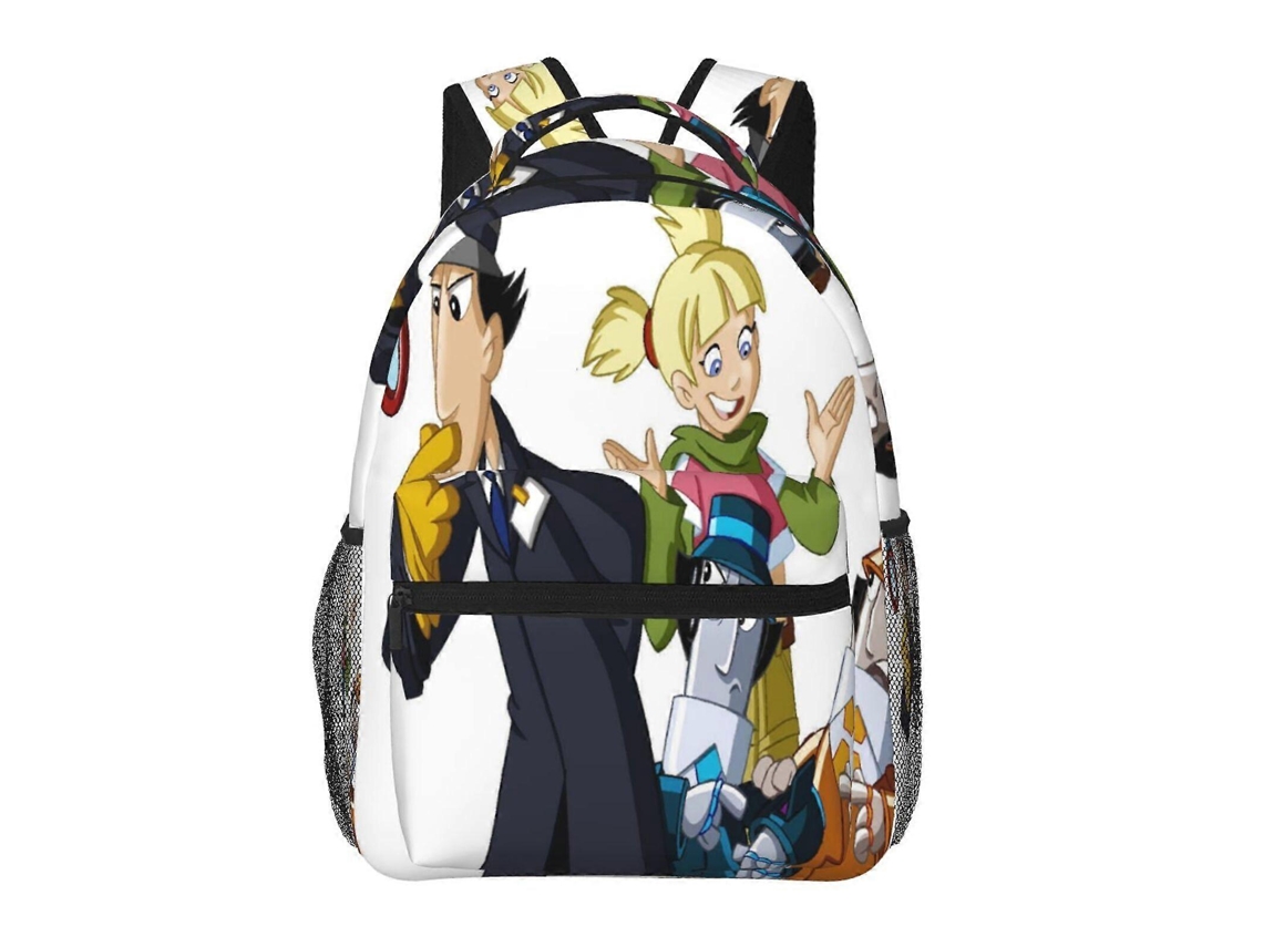 Mochila De Estudante Inspector Gadget H41, Durável E Leve, À Prova Dágua E Com Alça De Ombro Respirável. Olysi Shop