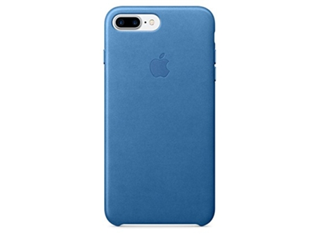 Capa APPLE iPhone 7 Plus Couro Azul — Compatibilidade: iPhone 7 Plus, 8 Plus