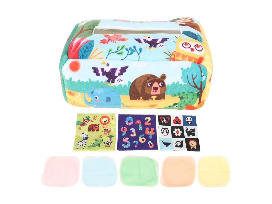 Primerox brinquedo Caixa de Papel Higiênico Sensorial Bebê Algodão Macio Alta Elasticidade