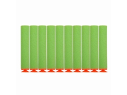 Rebe-100 Balas De Recarga Suaves De Espuma Eva Para Pistola De Juguete Reutilizáveis Acessório (verde)