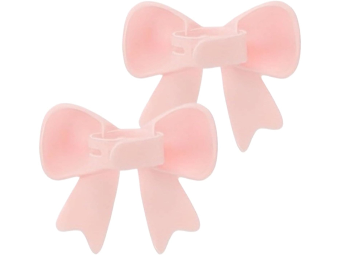 Acessórios Fofos Para Fones De Ouvido Laço Silicone 3d Conjunto 2 Enfeites