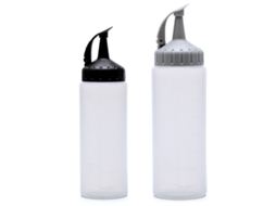 Conjunto de 2 Garrafas Squeeze para Líquidos em Plástico Ideal para Cozinha NEVEANCE