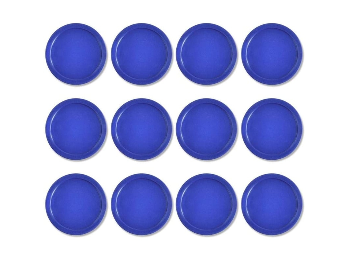 Conjunto De 12 Discos De Air Hockey 75mm Para Mesas De Air Hockey De Tamanho Completo