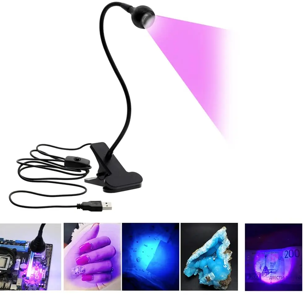 Lâmpada De Cura De Gel Para Unhas, Lâmpada Uv De 395 Nm