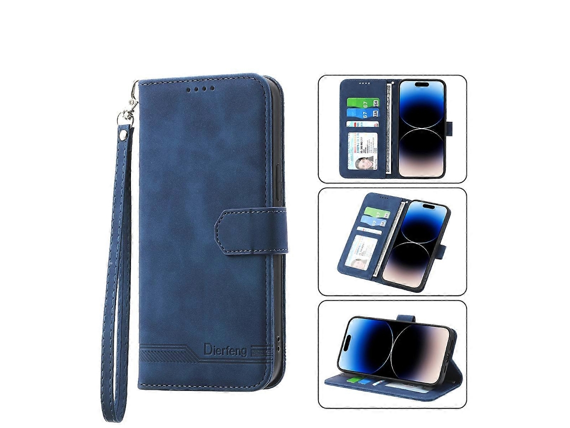 Capa De Celular Dierfeng Dream Line Tpu Couro Pu Para Iphone 12