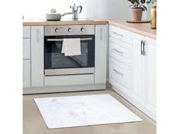 Tapete - A Fábrica De Decoração - Tapete De Cozinha Retangular Mármore - 45x75 Cm - Vinil Antiderrapante - Resistente À Água