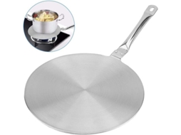 Disco Conversor De Cozinha De Indução Aço Inoxidável Anel Difusor De Calor Com Alça Isolante 20cm