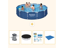 Bestway Piscina Bestway Steel Pro Redonda - 396x84 Cm - 5-peças S251