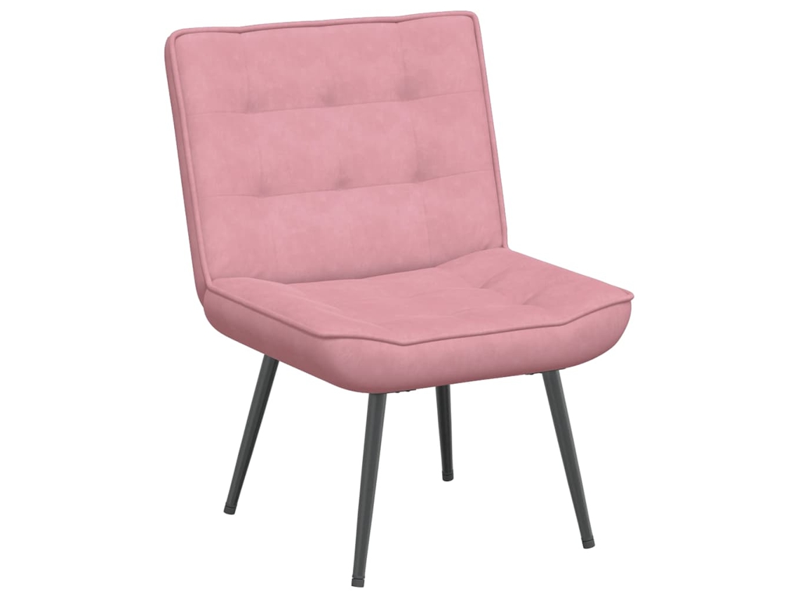 Relaxing Chair, Relaxing Chairs Vidaxl Cor-de-rosa Veludo