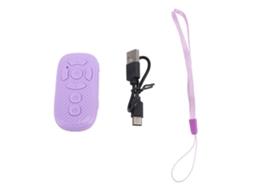 Controle Remoto Bluetooth Para Página Rolante Celular/tablet Roxo