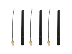 Antena Lorawan Gsm De 3x 433mhz 3dbi Com Conector Rp Sma E Vedação De Borracha Cabo Ipx Para Sma Aquaforge