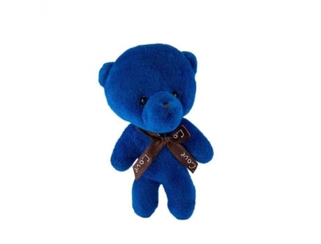 Porta-Chaves de Homem SUNGPUNET Urso Pingente Porta Animados Brinquedo Pelúcia Adorável Azul