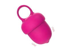 Vibrador De Massagem De Silicone Prova Dgua De 10 Frequncias (rosa Vermelha)