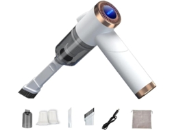 Aspirador de pó portátil sem fio para carro, 9000pa, alta potência de 120 W, ideal para limpeza doméstica.