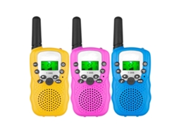 Walkie Talkie PCS para Crianças com 8 Canais BRILVIBERA