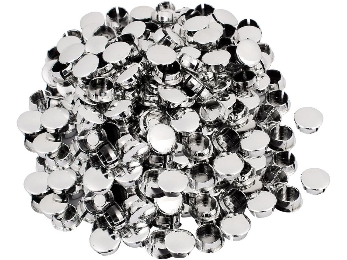 Conectores de Cabo Redondos Plástico para Móveis, Tampas Furo Montagem Embutida, 19mm Diâmetro, 300 CHABERLU