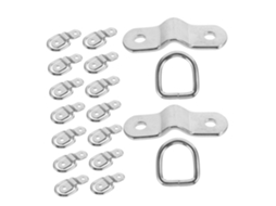 Conjunto De 16 Anéis Amarração Para Reboques,caminhões Plataforma E Suportes Carga Com Pontos...