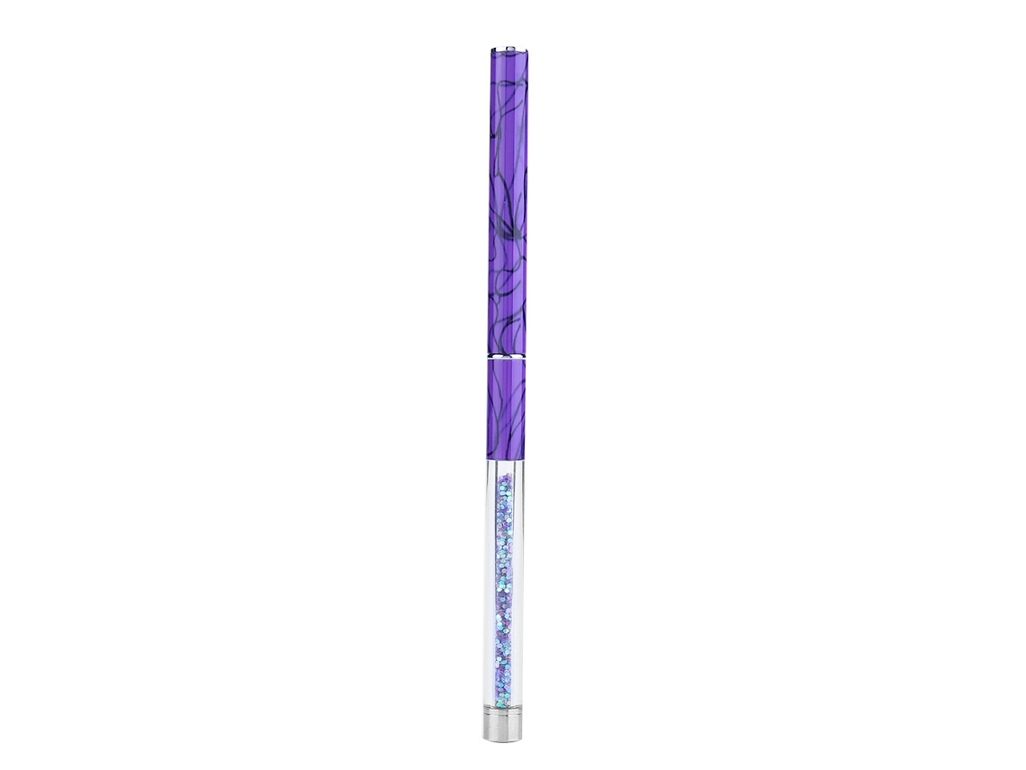 Pincel De Arte De Uñas Em Gel Uv Com Cabo Desmontável Para Repujado, Pintura E Linhas Finais