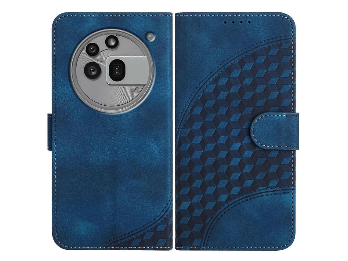 Capa De Couro Para Celular Com Estampa De Cabeça De Elefante E Cordão
