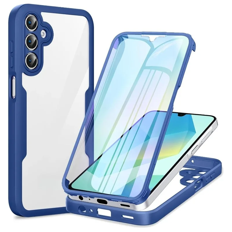 (azul, Galaxy A56 5g) Película Protetora De Tela Com Cobertura Total De 360°, Capa Protetora À Prova De Choque
