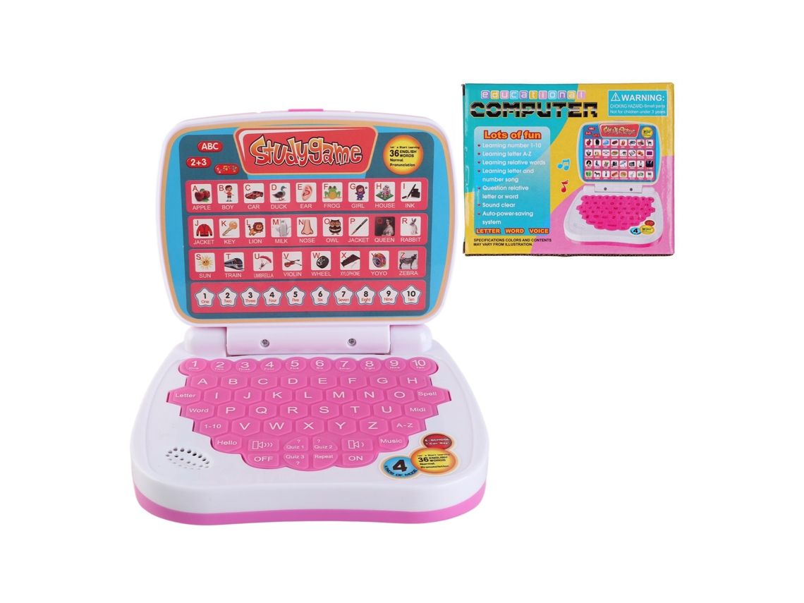Rebe-brinquedo De Laptop Pequeno Para Crianças Com 5 Modos De Aprendizagem E Habilidades De Pensamento