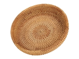Lurelia Bandeja De Vime Natural Para Servir E Decorar
