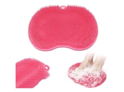 Massageador E Exfoliante De Pés Para Duche Com Ventosas, Limpiador De Pés, Tapete De Banho Para Massagem E Limpeza Profunda