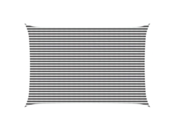 Conjunto 1 Vela De Sombra Vidaxl Antracite Polietileno De Alta Densidade (4 X 6 M)