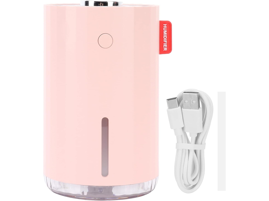 Umidificador De Carro Rosa, Atomizador Mesa Silencioso Alimentado Por Usb