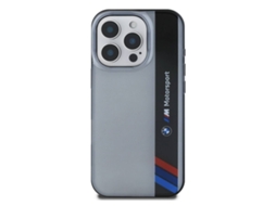 Capa Protetora Iml Motorsport Para Iphone 16 Pro Max Bmw Cinzento