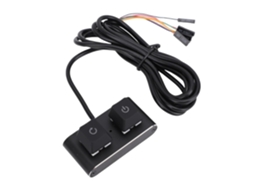 Botão Liga/desliga Externo para Computador Desktop com Cabo de 2 M Função SFUSHOS