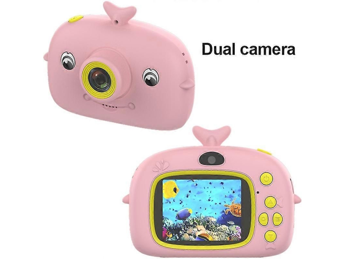 Mini Câmera Digital Infantil de Desenho Animado com Tela Ips de 2 Polegadas e Potência de 1500w TAISHENGDA