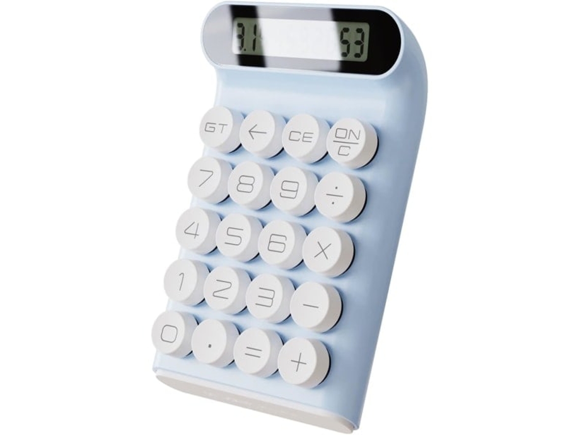 Calculadora Mecânica Portátil para Uso Diário e Tarefas Básicas de Escritório, com Visor Lcd Grande de 10 Dígitos BRILVIBERA