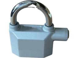 Cadeado Universal Antifurto para Guidão de Motocicleta com Alarme Sonoro Sirene Trava Antifurto: Este Possui