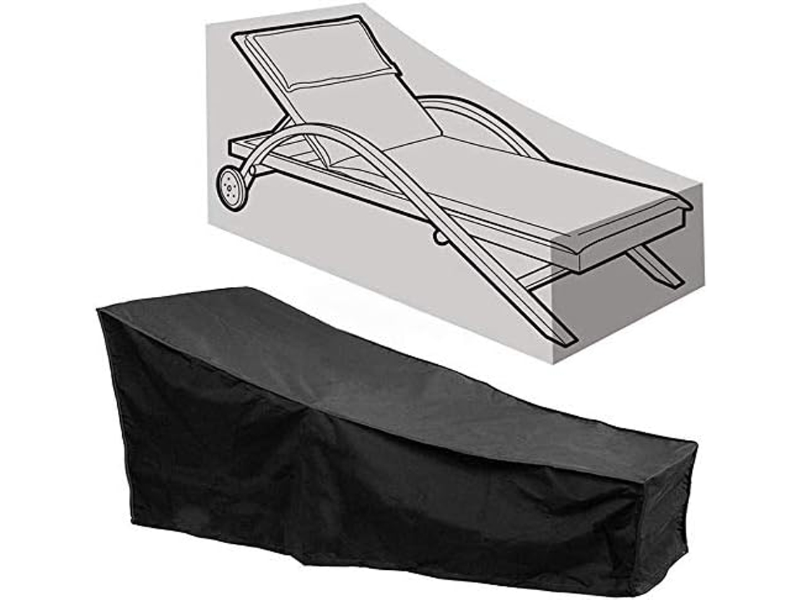 Capa Para Cadeira De Jardim , Tecido 420d Oxford, Protege Contra Umidade/chuva/exposição Solar, Para Móveis De Varanda Igvtrade (preta)