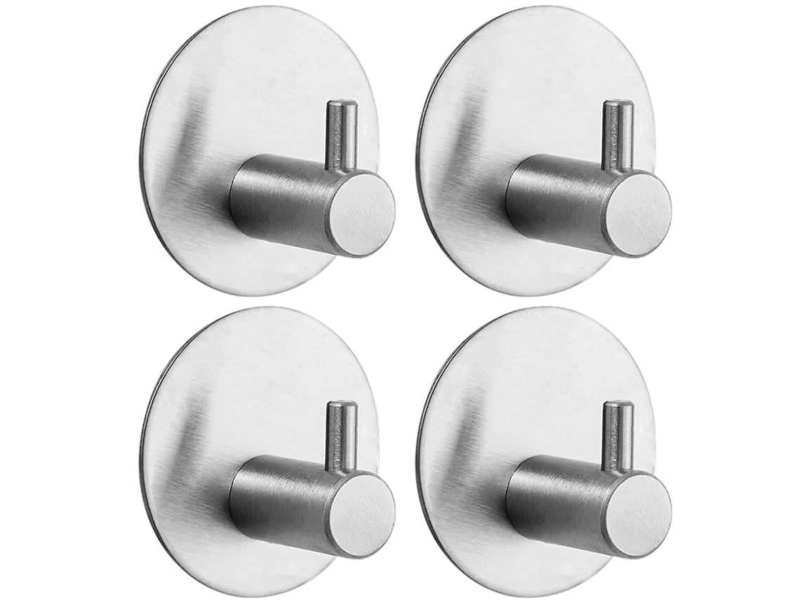 Suporte Para Toalhas De Banho 4 Peças,ganchos De Parede Adesivos Em Aço Inoxidável 304 Antiferrugem Btforus