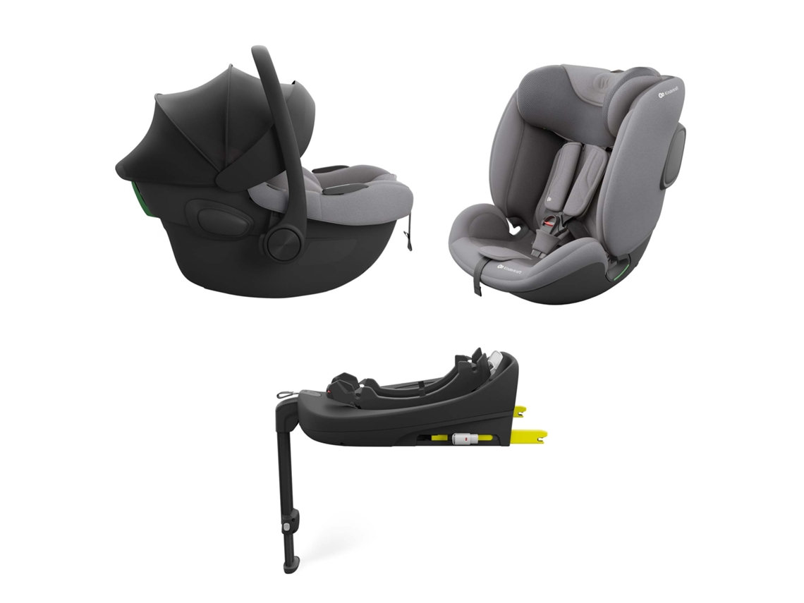 Cadeira Auto 3 em1 KINDERKRAFT Endura Safe Modular System (40-150 cm - 0-12 anos - 0-36 kg - Cinzento)