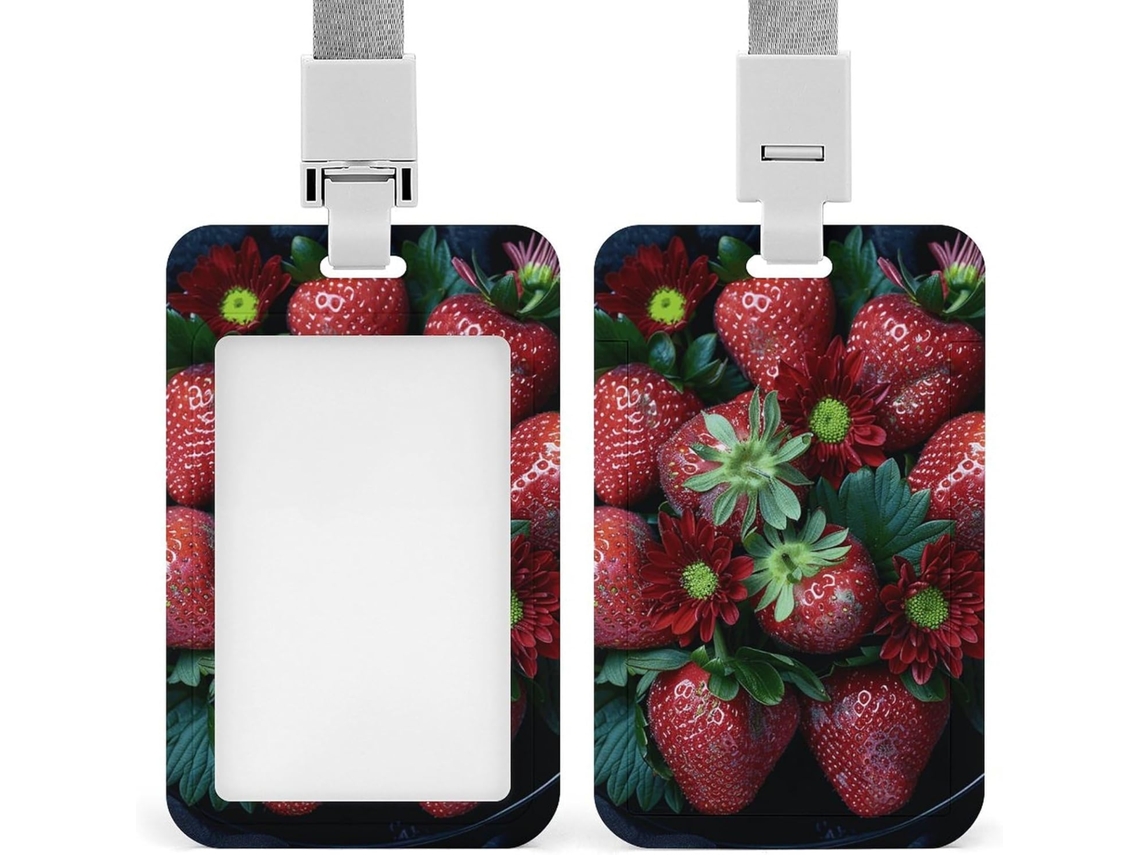 Porta Crachá Personalizado Vermelho, À Prova D Água, Protetor De Crachá, Funcionários De Escritório, Médicos E